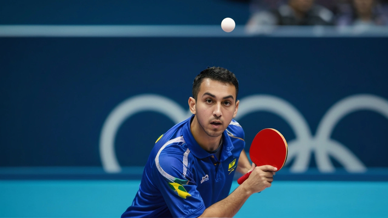 Hugo Calderano Enfrenta Adversário Espanhol em Busca de Vaga nas Quartas de Final do Tênis de Mesa Olímpico