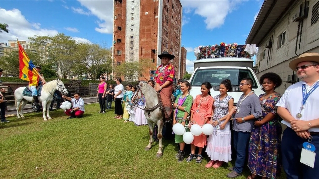 Dia do Gaúcho: cavalgada do CTG Porteira Aberta mobiliza São Miguel do Oeste